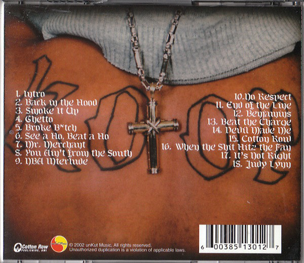 Da K Project by Koopsta Knicca (CD 2002 UnKut Music) in Memphis